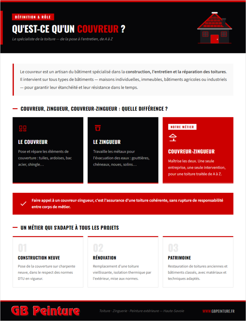 couvreur metier