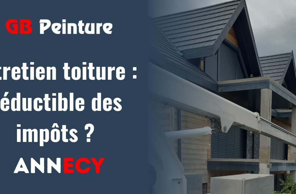 entretient toiture impots