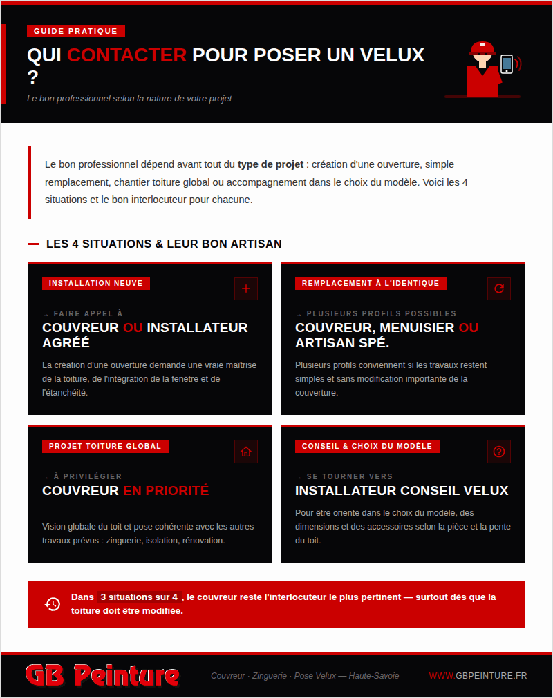 gb peinture velux qui contacter