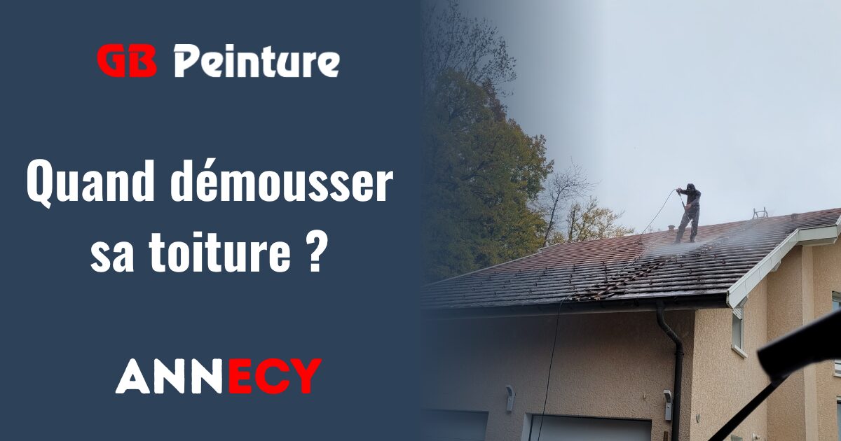 quand demousser toiture